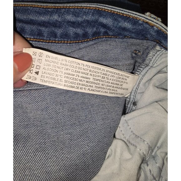 Forever 21 Jeans Woman's Distressed Med Wash Size 29 Jj3671 - Picture 7 of 7